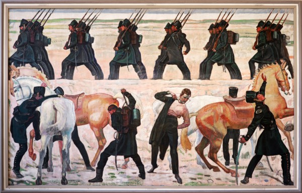 Excerpt of German students in the War of Independence of 1813, 1908-1909.