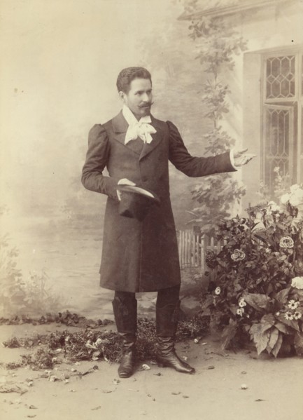 Nikolay Figner (1857-1918) as Lensky in opera Eugene Onegin by Pyotr Tchaikovsky, 1880s.
