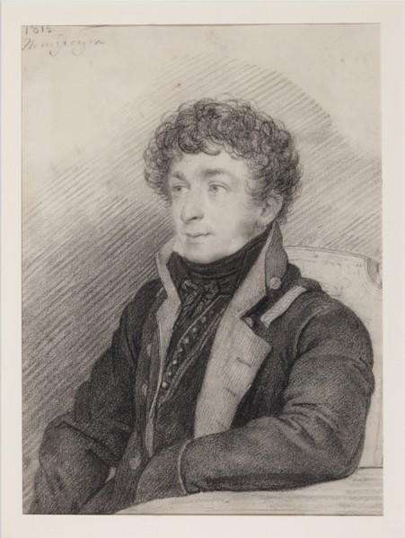 Portrait of the Poet Konstantin Nikolayevich Batyushkov (1787-1855), 1815.