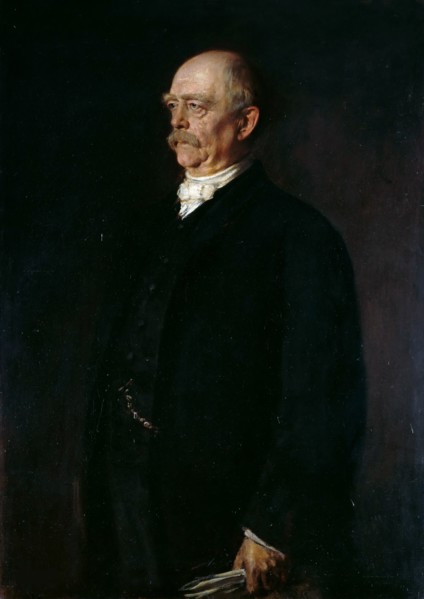 Portrait of Otto von Bismarck (1815-1898), 1884. Creator: Lenbach, Franz, von (1836-1904).