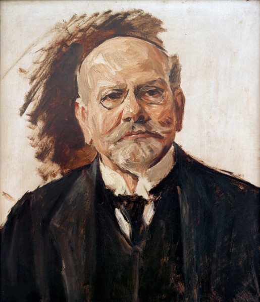 Portrait of Emil Moritz Rathenau (1838-1915), 1907. Creator: Liebermann, Max (1847-1935).