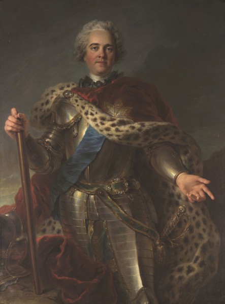 Portrait of Maurice de Saxe (1696-1750), Marshal of France, ca 1735-1739. Creator: Coypel, Charles-Antoine (1694-1752).