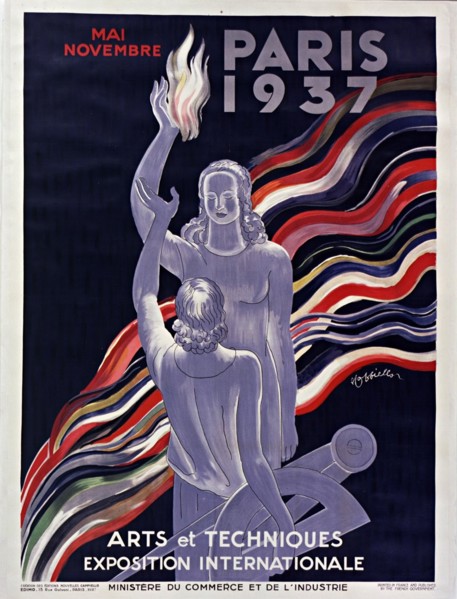 Cappiello, affiche pour l'Exposition Universelle de 1937