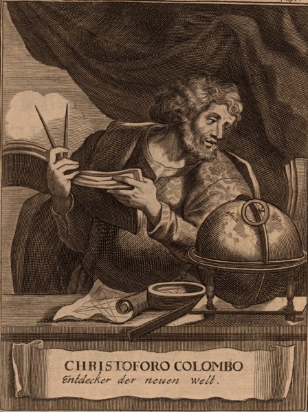 Portrait of Christopher Columbus, 1681. Creator: Anonymous.