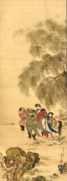 Yang Guifei Mounting a Horse, Mid of the 19th century.
