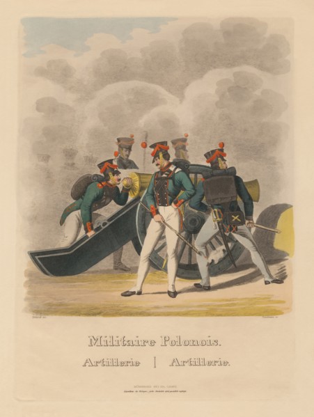 The Polish Army 1831: Artillery, 1831.