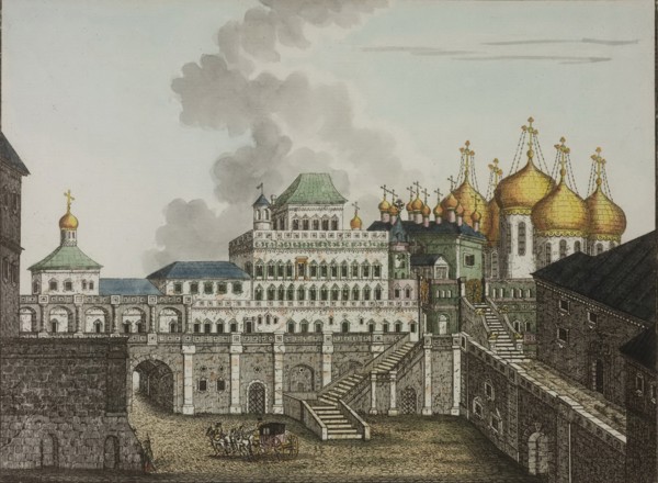 The Terem Palace in Moscow Kremlin, Between 1792 and 1820.