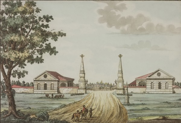 Moscow City Gates, Between 1792 and 1820.