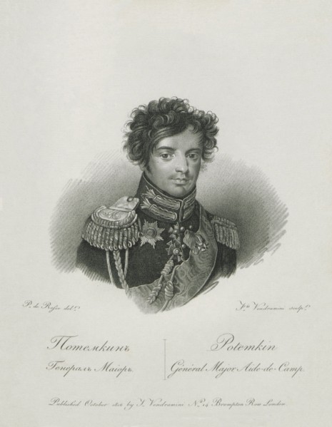 Portrait of Yakov Alexeevich Potyomkin (1781-1831), 1813.