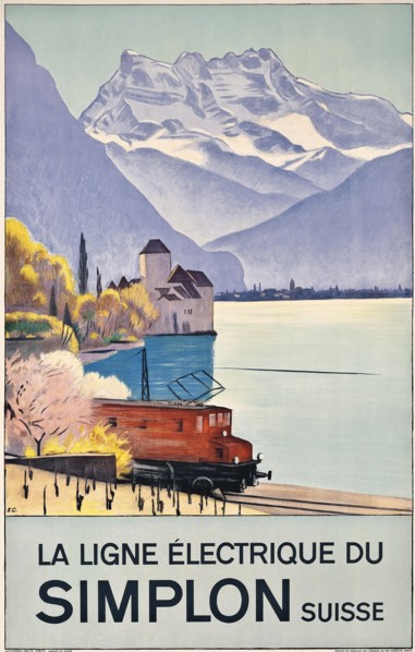 La Ligne Electrique du Simplon, 1928.