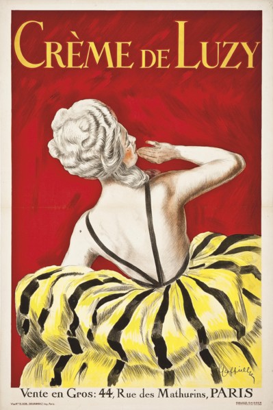 Cappiello, affiche pour la crème de Luzy, 1919