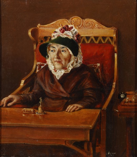 Portrait of Yekaterina Alexandrovna Arkharova, née Rimskaya-Korsakova (1755-1836), 1830s.