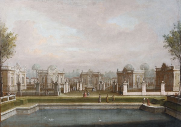 The Menagerie in the Kuskovo Palace Park, Mid of the 18th century.