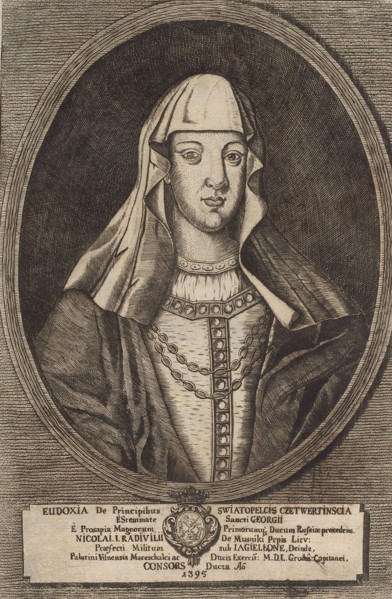 Eudoxia Radziwill. From: Icones Familiae Ducalis Radivilianae, 1758.