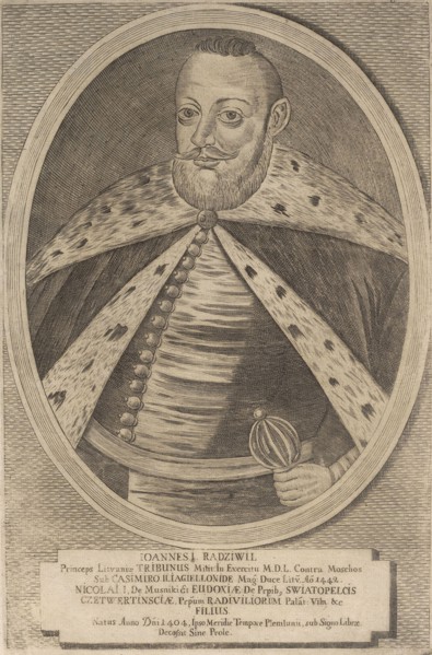 Jan Radziwill. From: Icones Familiae Ducalis Radivilianae, 1758.