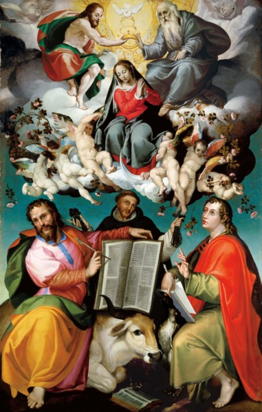 The Coronation of the Virgin, c1580.