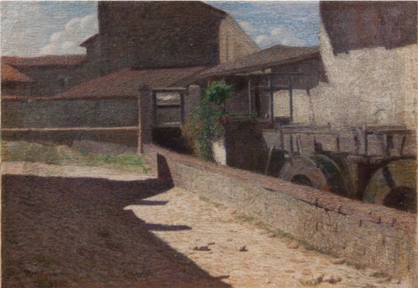 Old mill in Volpedo, 1903.
