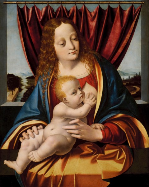 The Virgin and Child, c1490.