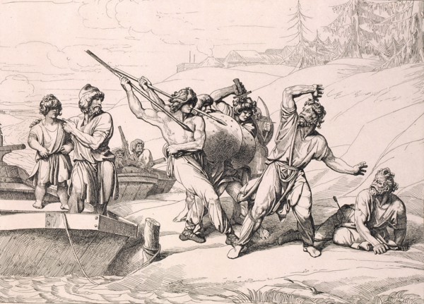 The Death of Askold and Dir, 1832.