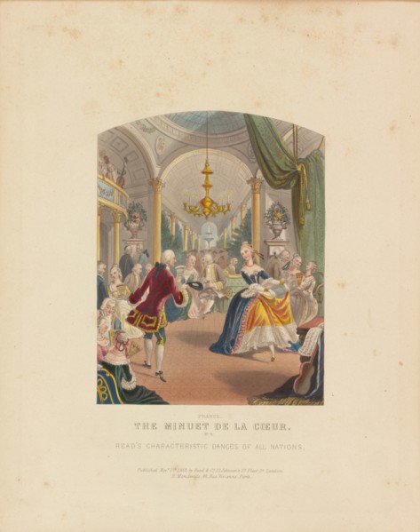 Minuet de la Cour, 1853.