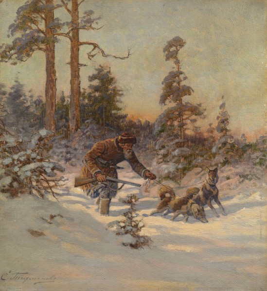 Hunting Scene.