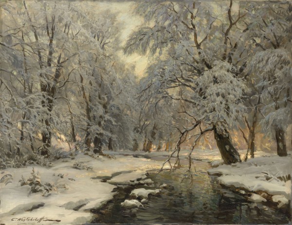 Winter in the Forest, c1930.