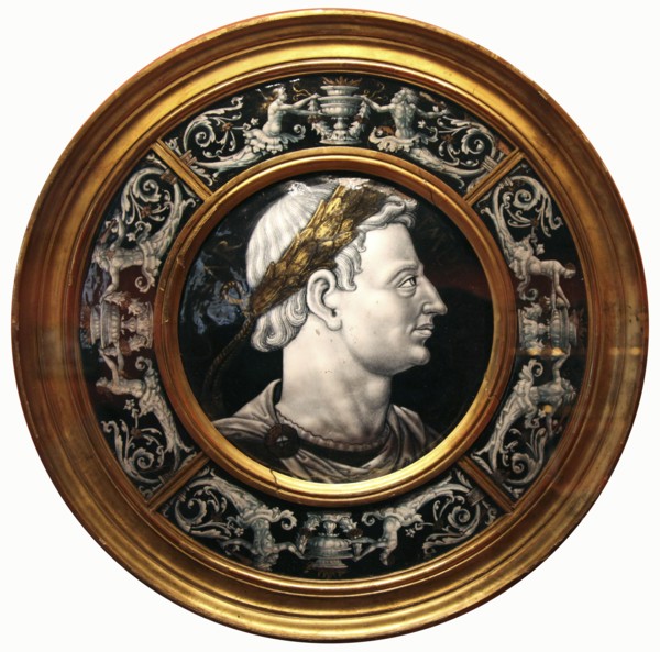 Medallion with a portrait of the Roman Emperor Domitian, 16th century. Artist: Unknown