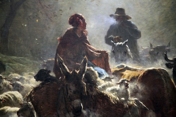 'Departure for the Market (Autumn Morning)', 1859. Artist: Constant Troyon