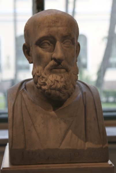 Bust of a Stoic (possibly Kleanthos), Roman, after a Greek original of c280 BC. Artist: Unknown