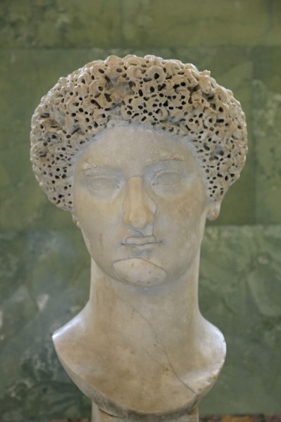 Portrait of Domitia Longina, wife of the Roman Emperor Domitian, late 1st century. Artist: Unknown