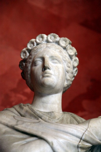 Statue of Polyhymnia, Muse of Sacred Song, Oratory, and Singing. Artist: Unknown