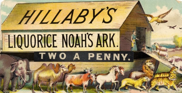 Hillaby's Liquorice Noah's Ark, 19th century. Artist: Unknown
