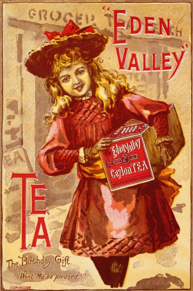 Eden Valley Tea, 19th century. Artist: Unknown