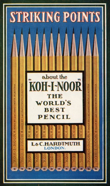 Koh-I-Noor pencils, 1900s. Artist: Unknown