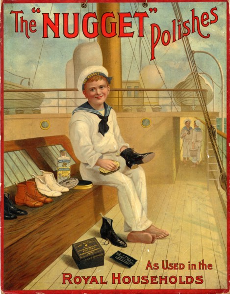 Nugget boot polish, 1900. Artist: Unknown