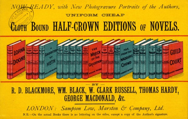 Sampson Low, Marston & Company Ltd, 19th century. Artist: Unknown