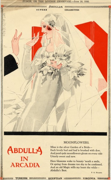 Abdulla Cigarettes, 1926. Artist: Unknown