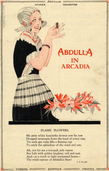 Abdulla Cigarettes, 1920s. Artist: George Barbier
