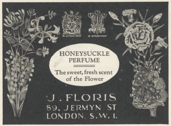 J Floris perfumier, 1935. Artist: Unknown