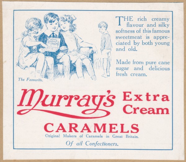 Murray's Caramels, c.1920. Creator: Wilfred Fryer.