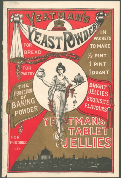 Yeatman Yeast powder, 1890s. Artist: Unknown