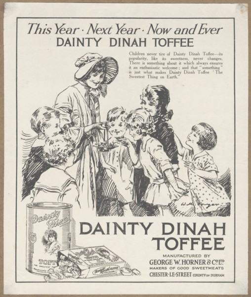 Dainty Dinah Toffee, c.1920. Creator: Wilfred Fryer.