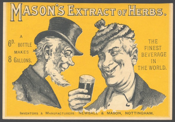 Newball & Mason Extract of Herbs, 1890s. Artist: Unknown