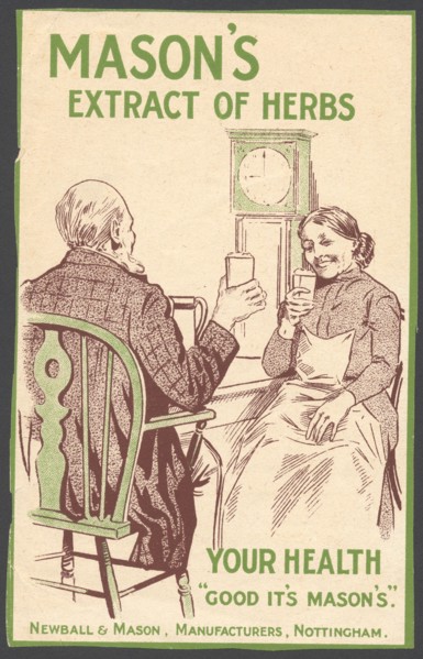 Newball & Mason Extract of Herbs, 1890s. Artist: Unknown
