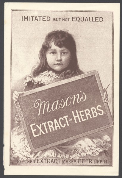 Newball & Mason Extract of Herbs, 1890s. Artist: Unknown