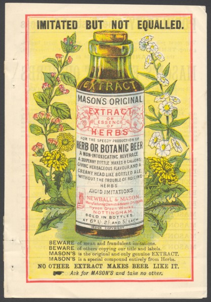 Newball & Mason Extract of Herbs, 1890s. Artist: Unknown
