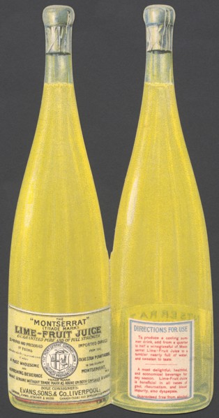 Montserrat Lime Fruit Juice, 1890s. Artist: Unknown
