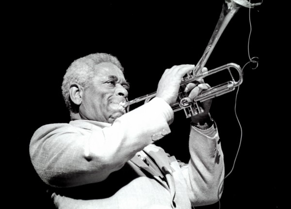 Gillespie Dizzy, Royal Festival Hall, London, July 1985.  Artist: Brian O'Connor