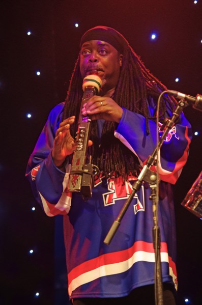 Courtney Pine, Love Supreme Jazz Festival, Glynde, East Sussex, 2013. Artist: Brian O'Connor