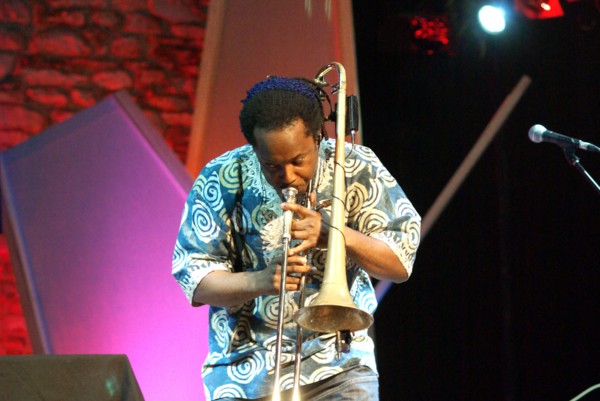Dennis Rollins, Brecon Jazz Festival, Powys, Wales, 2009. Artist: Brian O'Connor